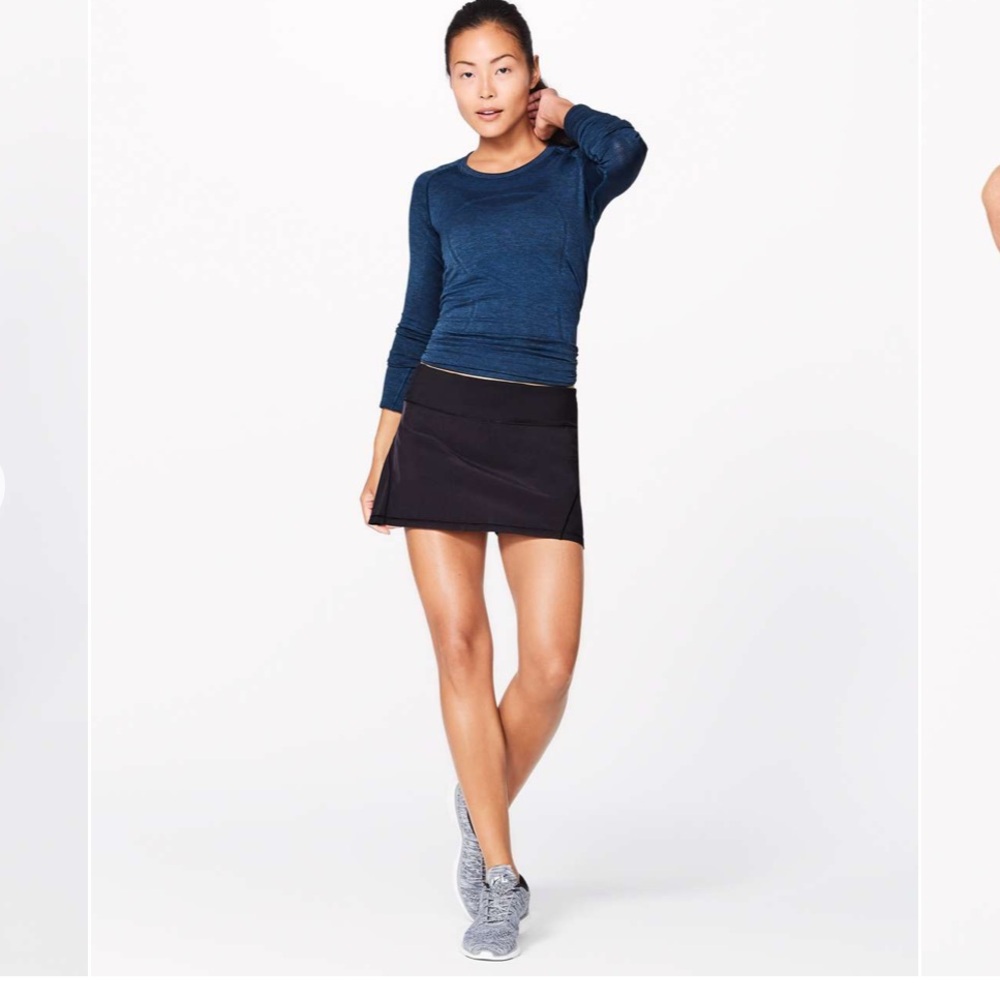 Lululemon Black Circuit Breaker Skirt size 4